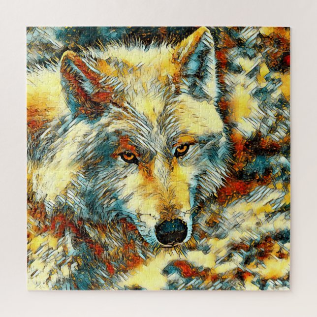 Puzzle AnimalArt_Wolf_003 (Vertical)