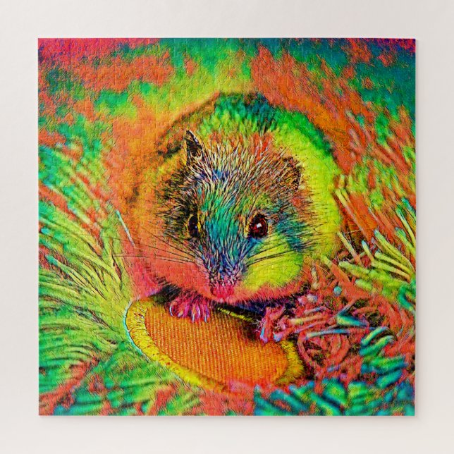 Puzzle AnimalColor_Hamster_002 (Vertical)