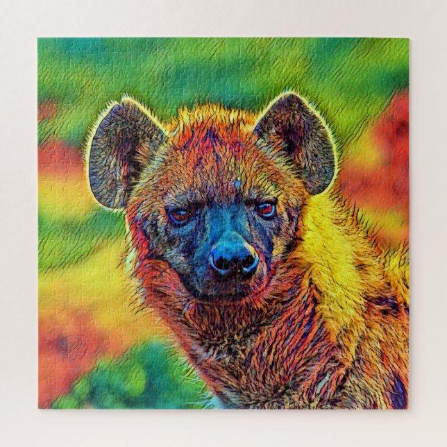 Puzzle AnimalColor_Hyena_001 (Vertical)
