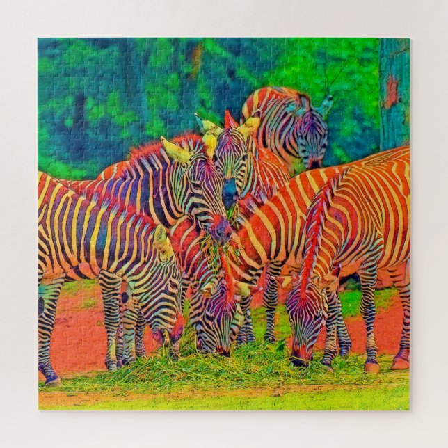 Puzzle AnimalColor_Zebra_002 (Vertical)