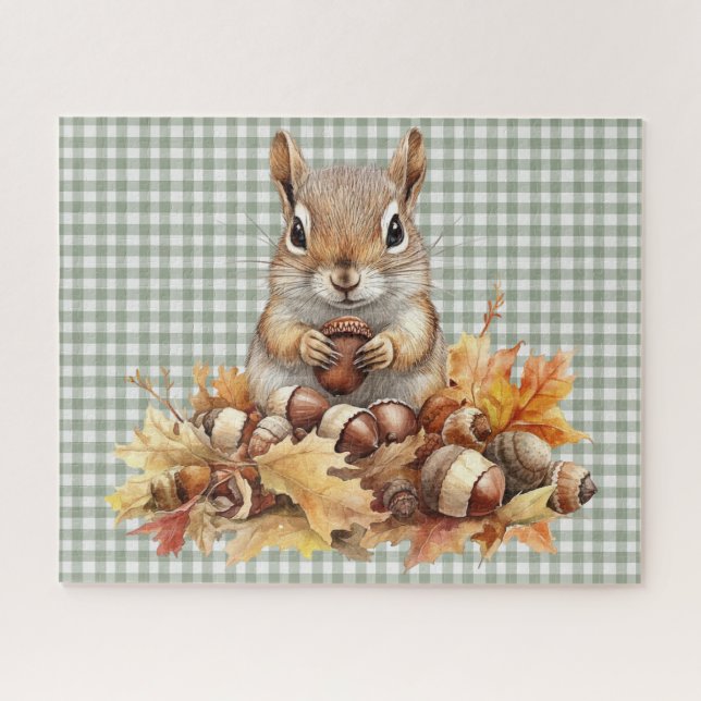 Puzzle Animaux d'automne (Horizontal)