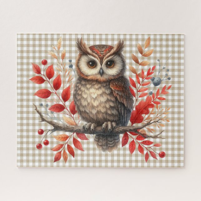 Puzzle Animaux d'automne (Horizontal)