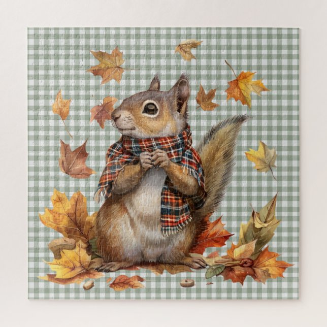 Puzzle Animaux d'automne (Vertical)