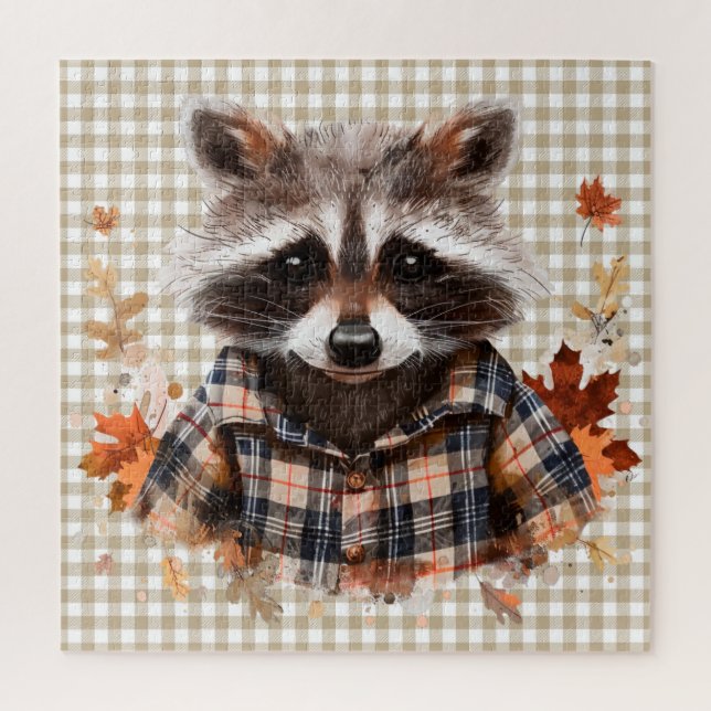 Puzzle Animaux d'automne (Vertical)