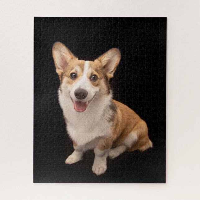 Puzzle Animaux de bébés cutest | Corgi Puppy Smile (Vertical)