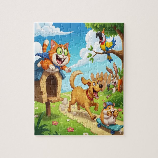 Puzzle Animaux de compagnie (Vertical)