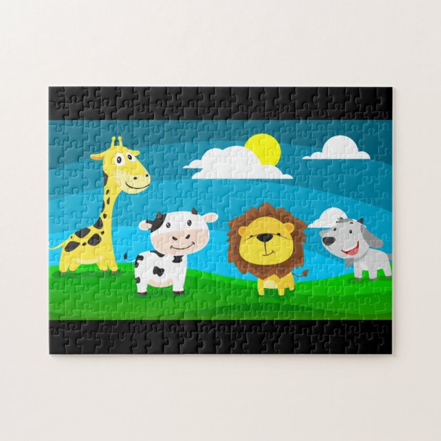 Puzzle Animaux de dessin animé    (Horizontal)