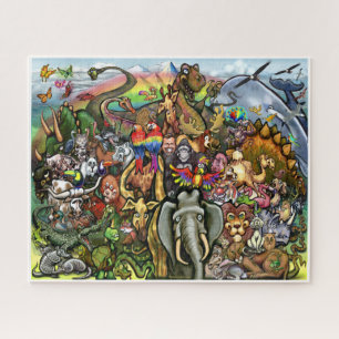 Puzzle Animaux grands et petits