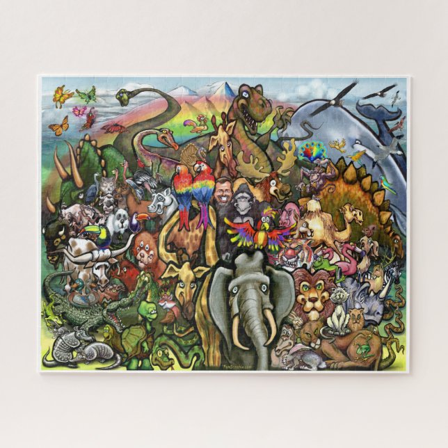Puzzle Animaux grands et petits (Horizontal)