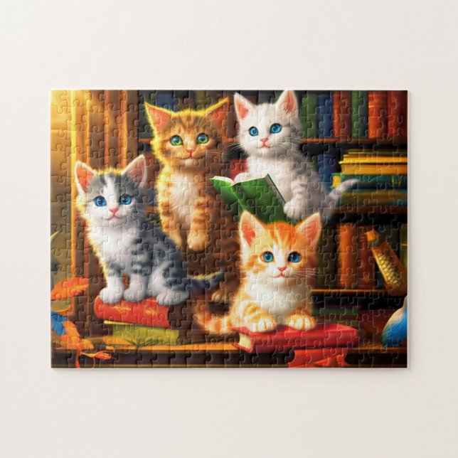Puzzle Animaux mignons chaton (Horizontal)