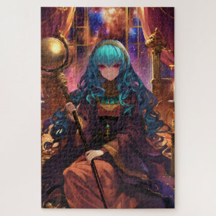 Puzzle Anime fille Imaginaire magicien