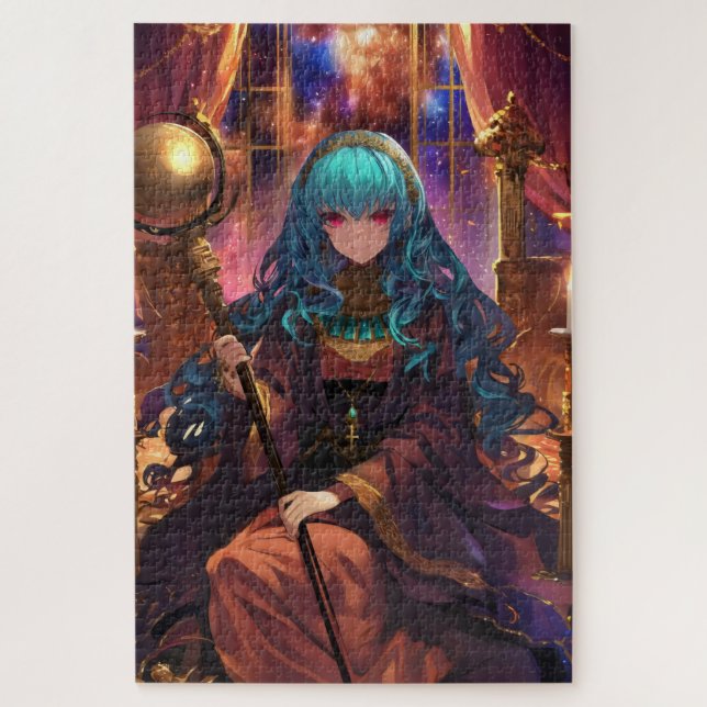 Puzzle Anime fille Imaginaire magicien (Vertical)