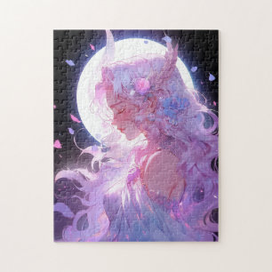 Puzzle Anime Moon Princess Imaginaire Art