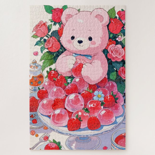 Puzzle Anime Ourson Mignon  (Vertical)