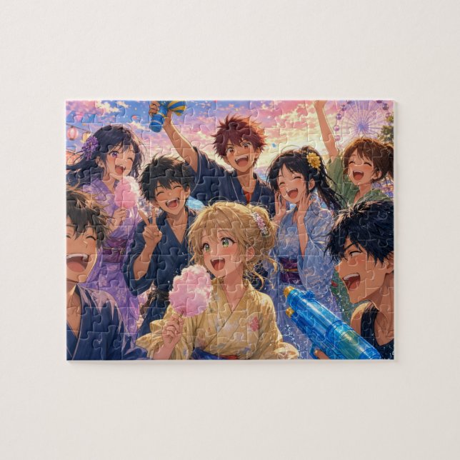 Puzzle Anime s'amuse (Horizontal)