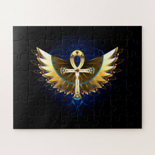 Puzzle Ankh or avec ailes