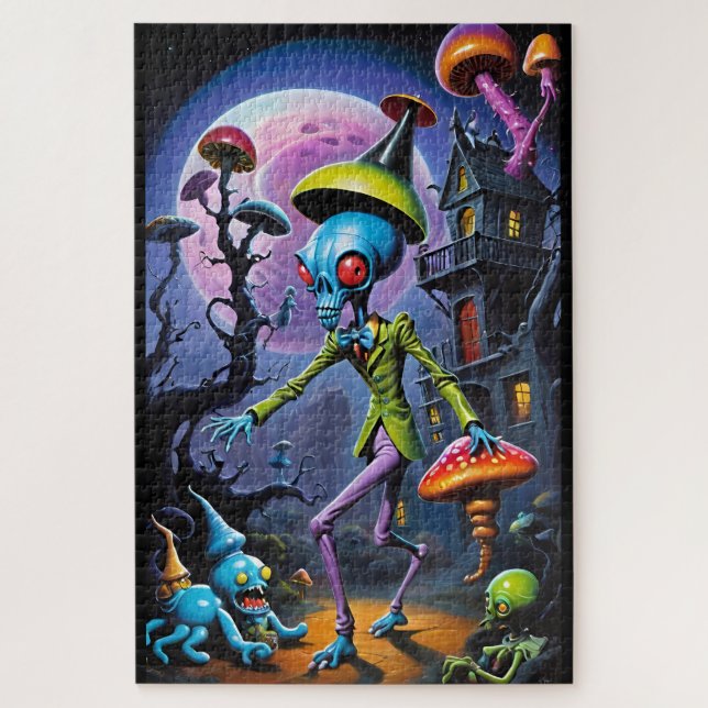 Puzzle Ankle-Biter dans l'Imaginaire de Shroom Town (Vertical)