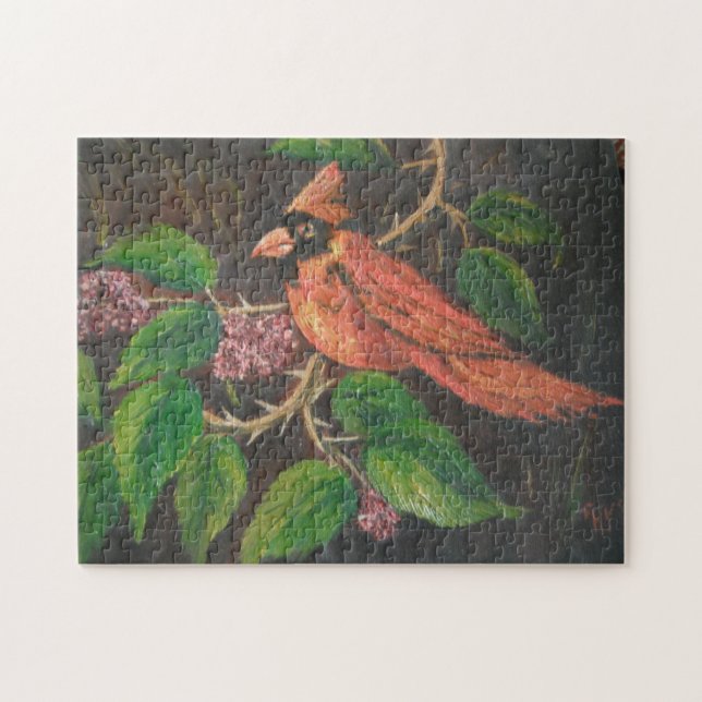 Puzzle Ann Hayes Peinture Cardinal (Horizontal)