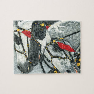 Puzzle Anneau de Sleigh Bells - équipe de cheval de