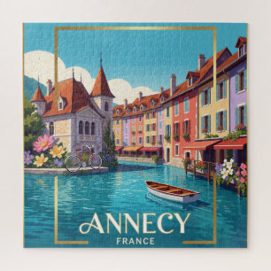 Puzzle Annecy France Voyage Historique
