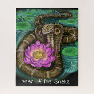 Puzzle Année chinoise de zodiaque du serpent