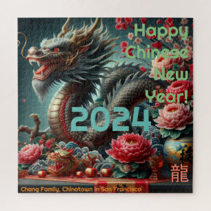 Puzzle 'Année du Dragon 2024' Bonne année chinoise
