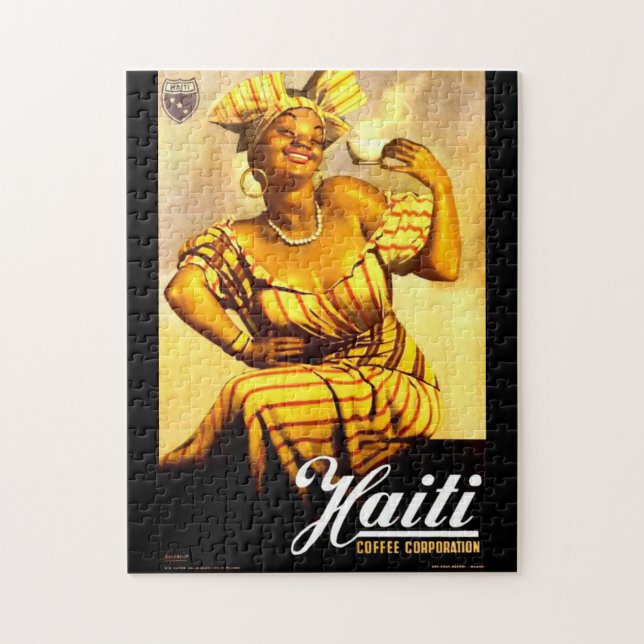 Puzzle Années 1950 Haïti Coffee Corporation (Vertical)