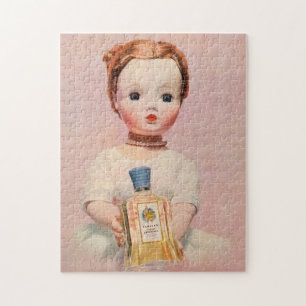 Puzzle Années 1950 Yardley et Madame Alexander doll