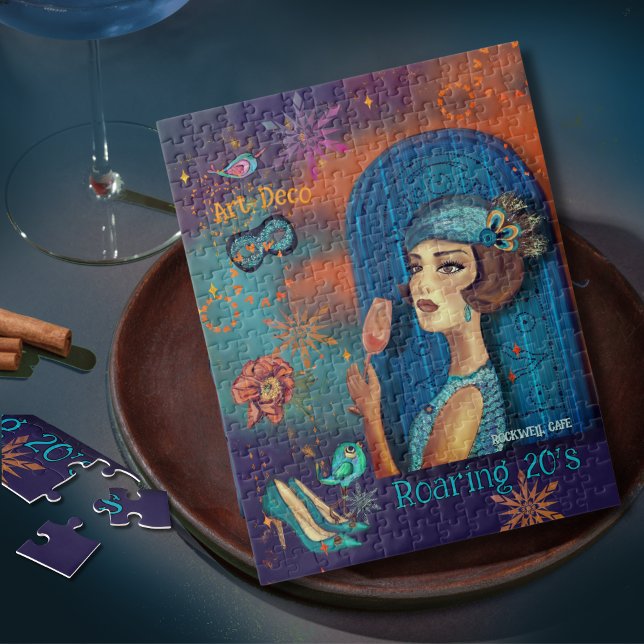 Puzzle Années folles renouveau Art déco ( Roaring Twenties Revival Art Deco Jigsaw Puzzle )
