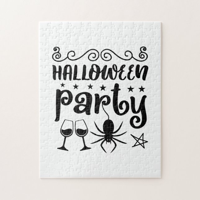 Puzzle Anniversaire de la fête d'Halloween (Vertical)