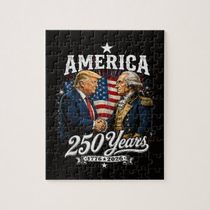 Puzzle Anniversaire de l'Amérique 250e Trump Washington
