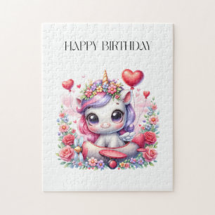 Puzzle Anniversaire de Licorne Pilote