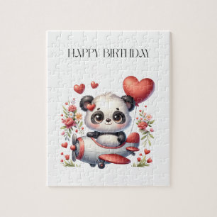 Puzzle Anniversaire de Panda Pilote