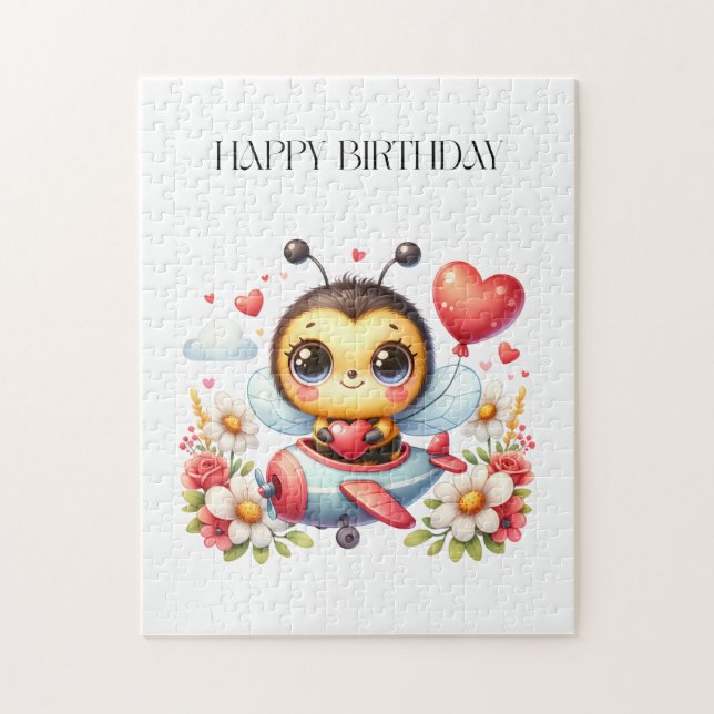 Puzzle Anniversaire de Pilote Abeille (Vertical)