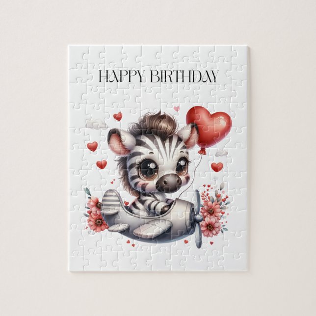 Puzzle Anniversaire de Zebra Pilot (Vertical)