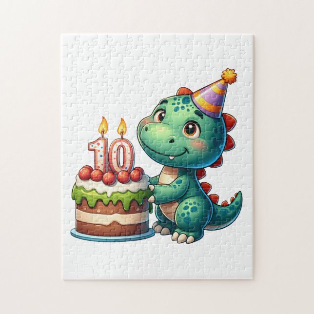 Puzzle Anniversaire des 10 ans de Dino (Vertical)
