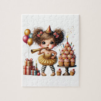 Puzzle Anniversaire drôle de gnome excentrique