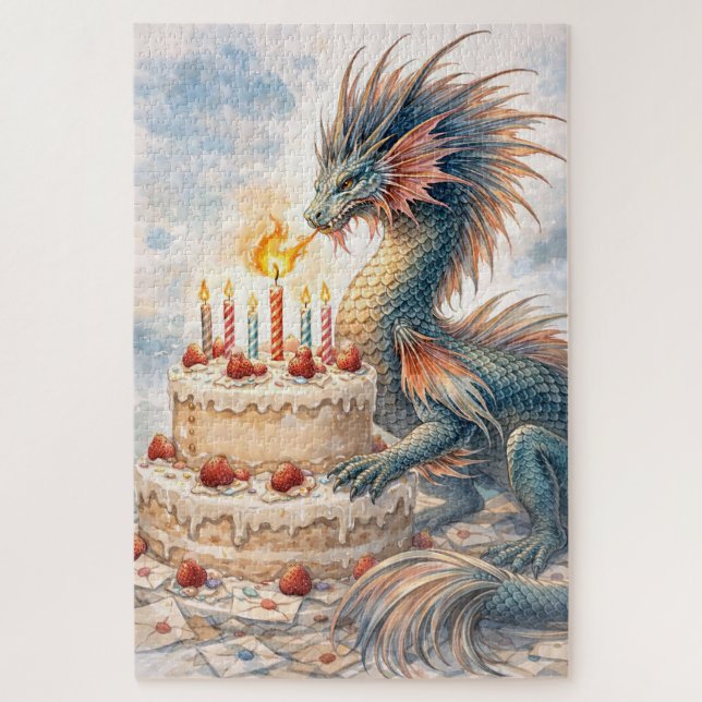 Puzzle Anniversaire du Dragon Aquatique (Vertical)