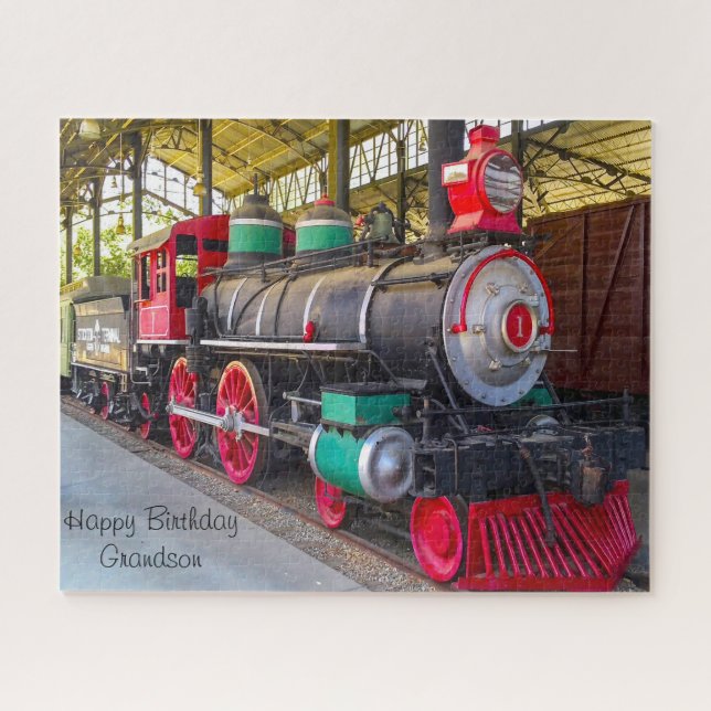 Puzzle Anniversaire Petit-fils. (Horizontal)