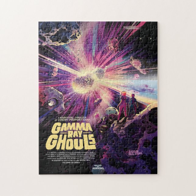 Puzzle Annonce De Film D'Horreur Sci-Fi, Gamma Ray Ghouls (Vertical)