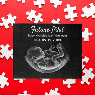 Puzzle Annonce de grossesse Future Pilote Humour Aviation