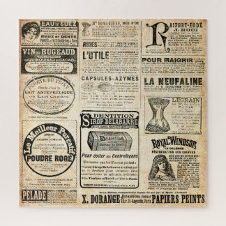 Puzzle Annonce de journal français 1897