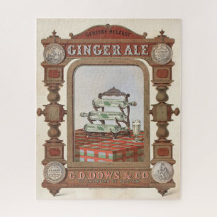 Puzzle Annonce Vintage Pour Belfast Ginger Ale. 2