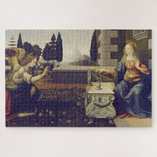 Puzzle Annonciation de Léonard de Vinci c. 1472-1475