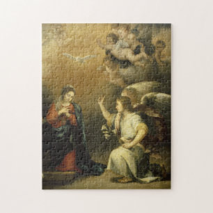 Puzzle Annonciation Marie et Archange Gabriel Beaux-Arts