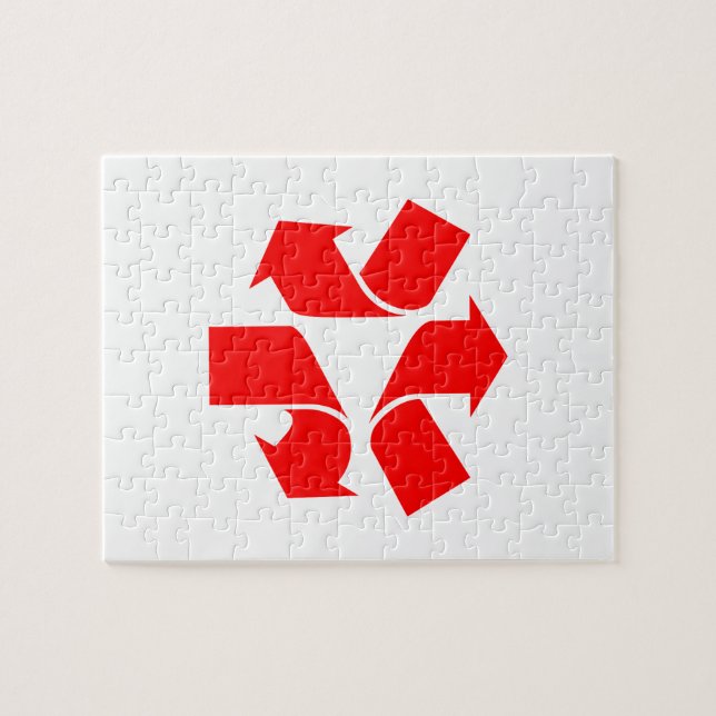 Puzzle Annuler le recyclage du symbole (Horizontal)