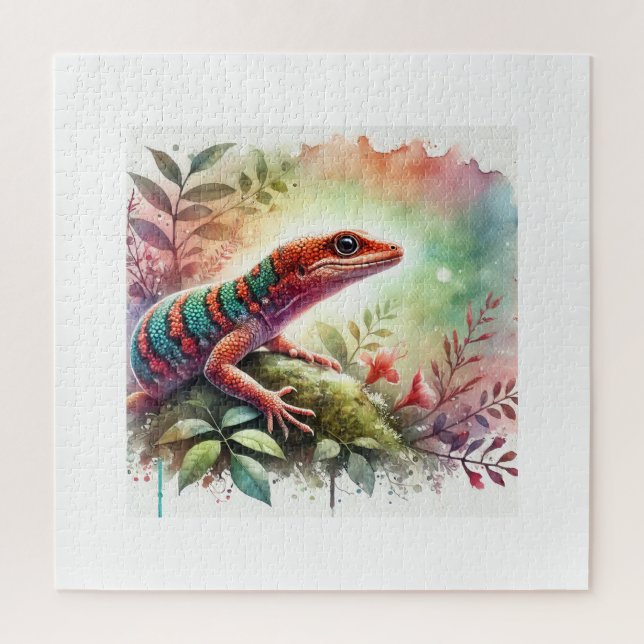 Puzzle Anolis de rueda 100724AREF114 - Watercolor (Vertical)