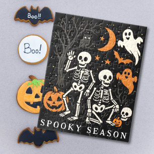 Puzzle Anti Trump Halloween Skeleton