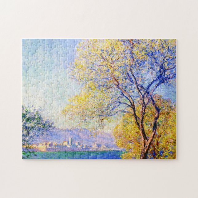 Puzzle Antibes vu du Salis fait du jardinage Claude Monet (Horizontal)