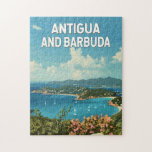 Puzzle Antigua-et-Barbuda Illustration Voyage Art Retro<br><div class="desc">Art vectoriel d'Antigua et Barbuda. Antigua-et-Barbuda,  paradis des îles jumelles des Caraïbes,  est connue pour ses plages de sable blanc immaculées,  ses eaux cristallines et sa riche histoire maritime.</div>